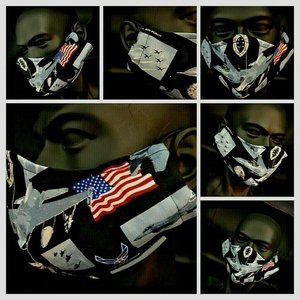 Handmade Contour Air Force Face Mask